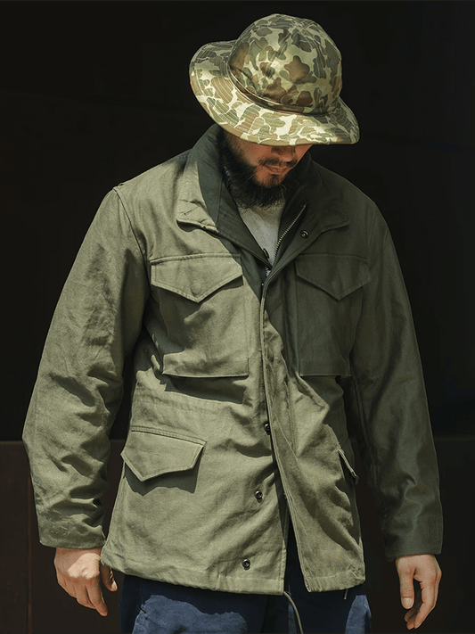 Men's Stylish Multi-Pocket Design Zipper Casual Jacket