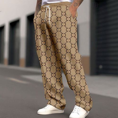 Men's Casual Color Matching Pants 0412