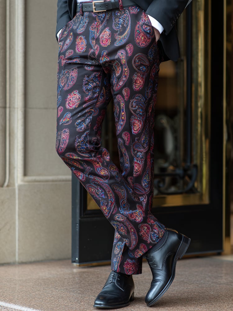 Men's Casual Luxury Suit Trousers
