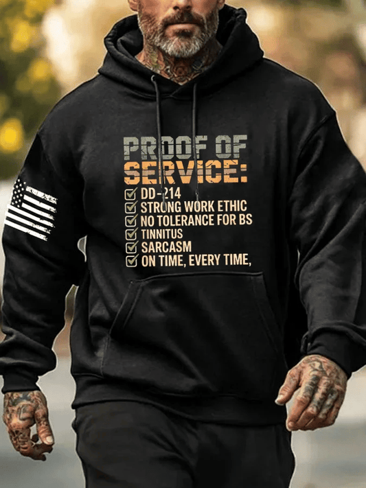 Men's Proof Of Service Print Sweatshirt