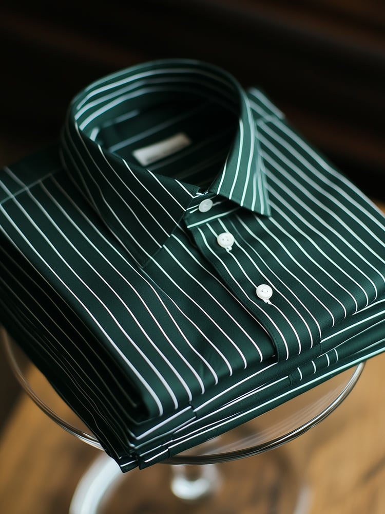 Men's Business Casual Lapel Short Sleeve Shirt