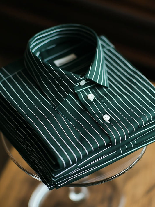Men's Business Casual Lapel Short Sleeve Shirt