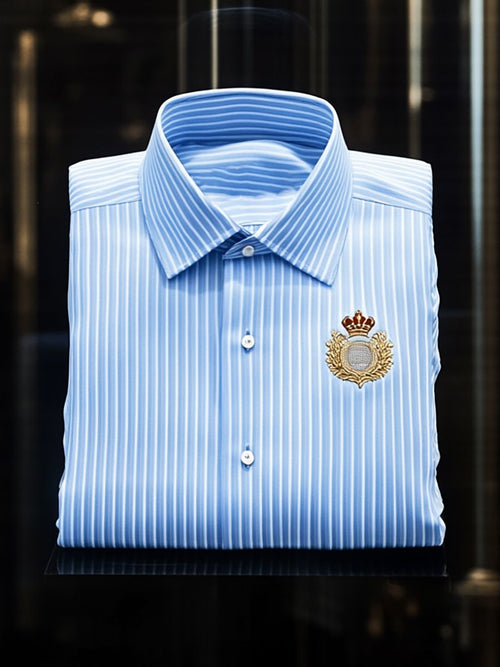 Men's Outdoor Casual Stripe Long Sleeve Shirt