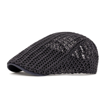 Men's Minimalist Mesh Newsboy Cap