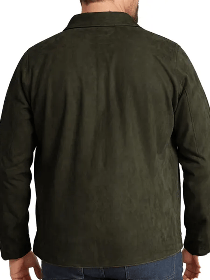 Men's Vintage Deerskin Plush Outdoor Jacket