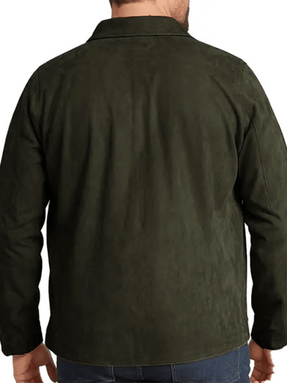 Men's Vintage Deerskin Plush Outdoor Jacket