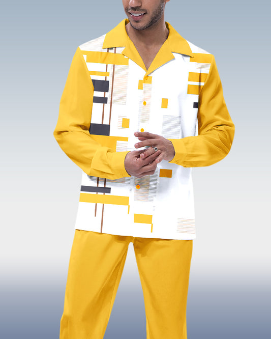 Suitmens Suitmens Men's Walking Canary - Long Sleeve Men's Two-Piece Blazer