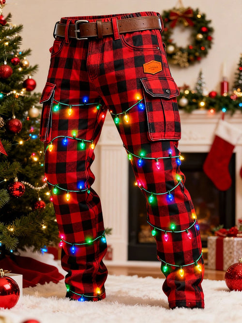 Men's Christmas Light-Up Pants