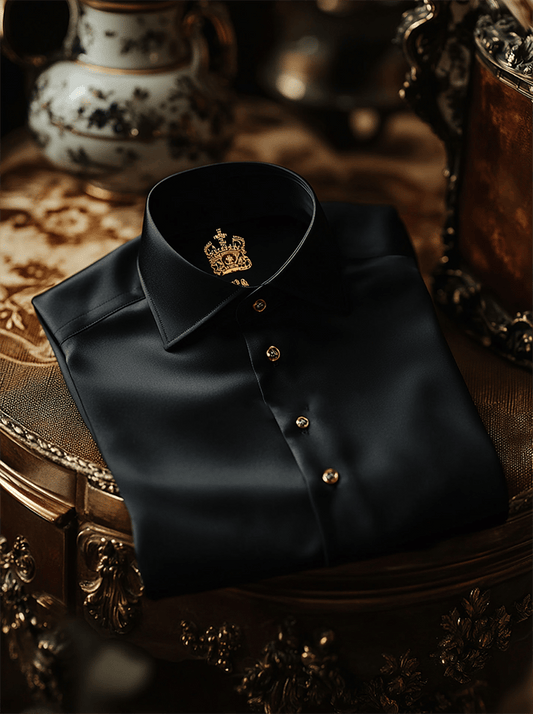 Men's Satin Luxe Short Sleeve Shirt