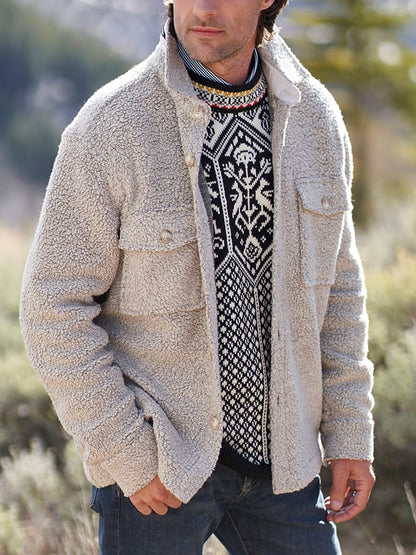 Men's Vintage Outdoor Plush Jacket
