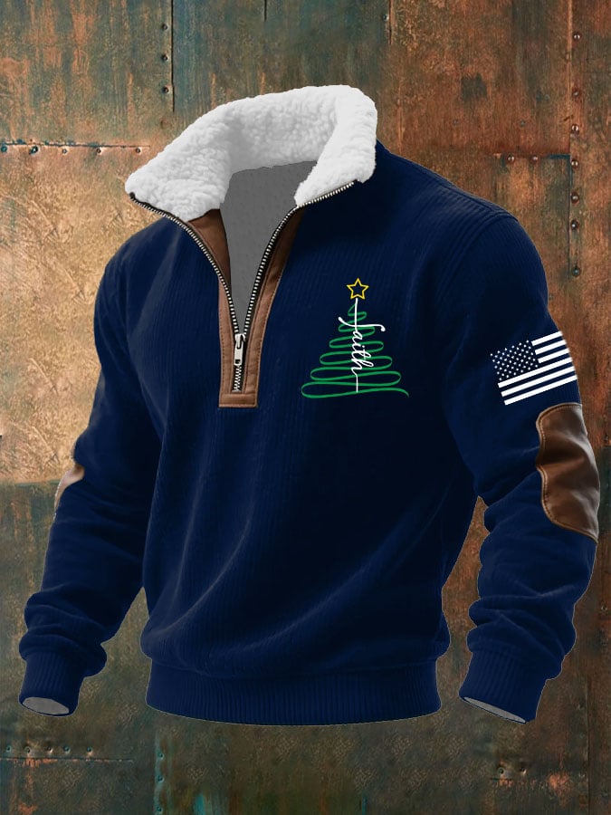 Men's Faith Textured Sweatshirt