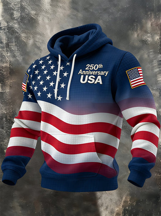 Men's US 250th Anniversary Commemorative Design Hoodie