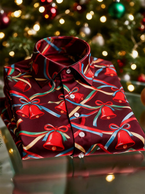 Men's Christmas Art Long Sleeve Shirt