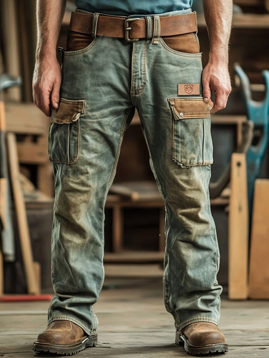 Men's Retro Outdoor Functional Overalls
