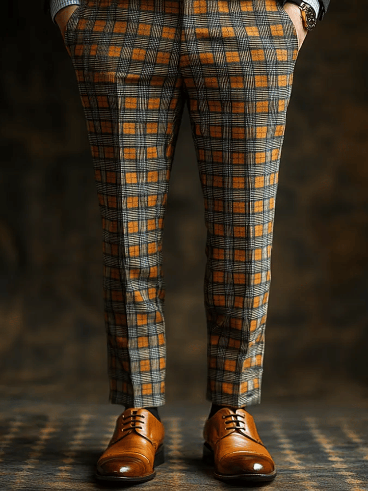 Men's Casual Luxury Suit Trousers