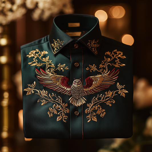 Classic Style wrinkle-resistant formal casual long sleeve shirt