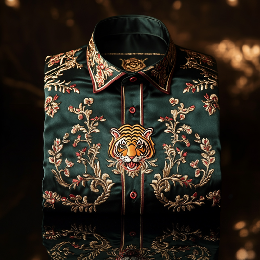 Classic Style wrinkle-resistant formal casual long sleeve shirt