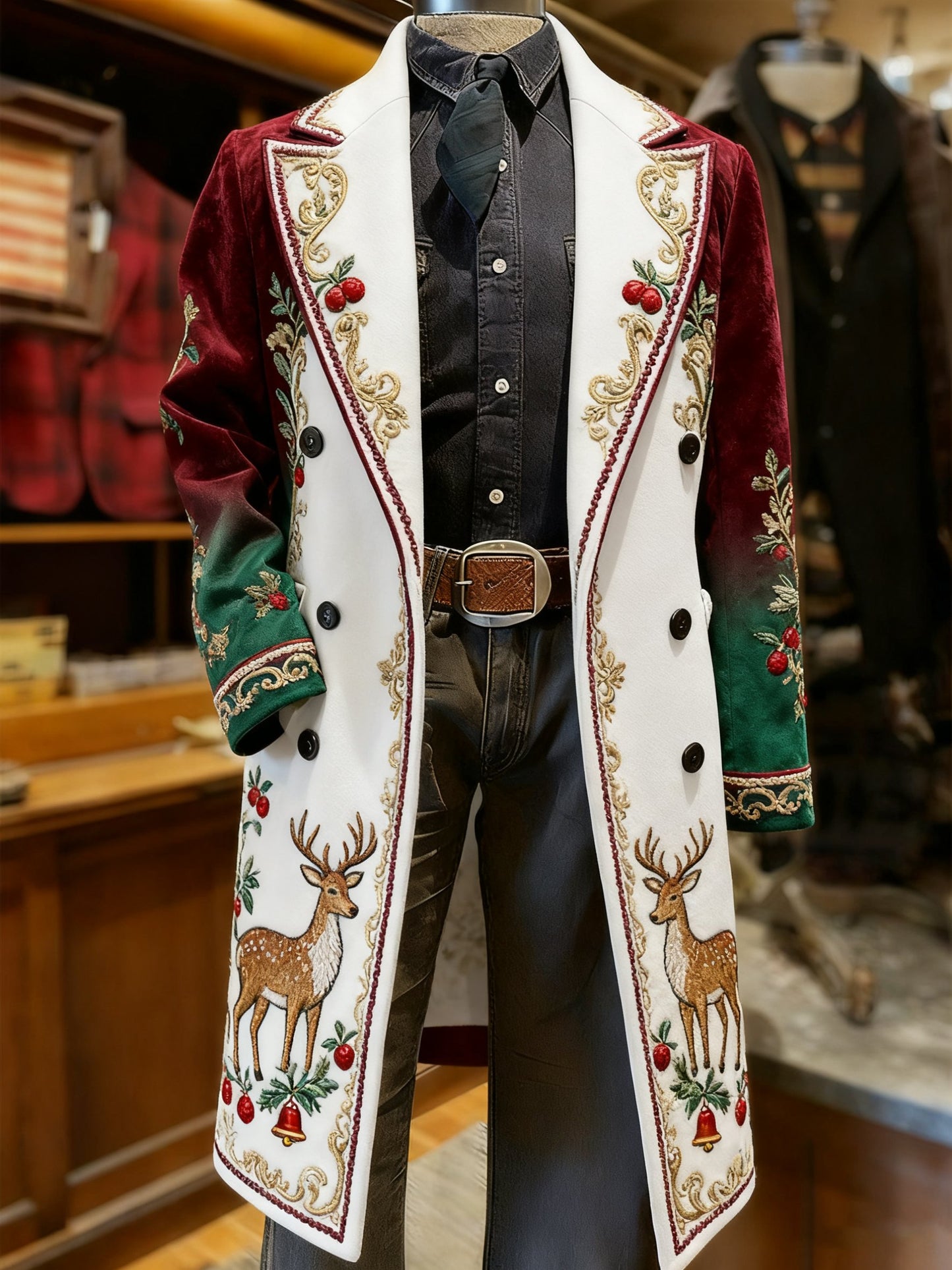 Men's Vintage Christmas Party Casual Jacket