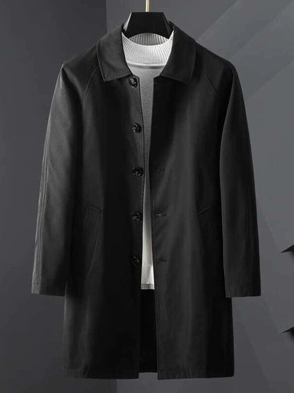Men's Light Luxury Business Pocket Windbreaker