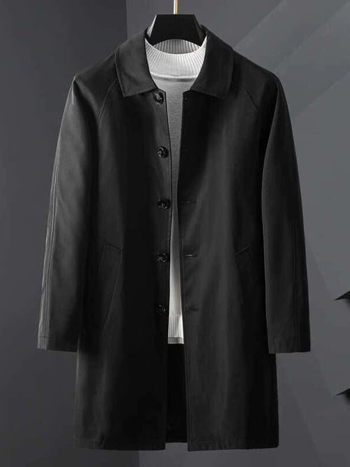 Men's Light Luxury Business Pocket Windbreaker