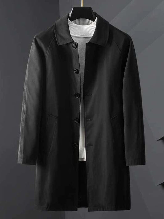 Men's Light Luxury Business Pocket Windbreaker