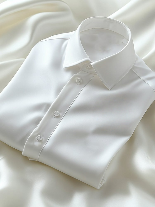 Men's Business Casual Lapel Short Sleeve Shirt