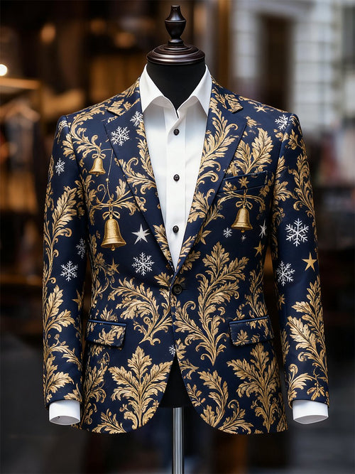 Men's Business Casual Christmas Suit Outerwear