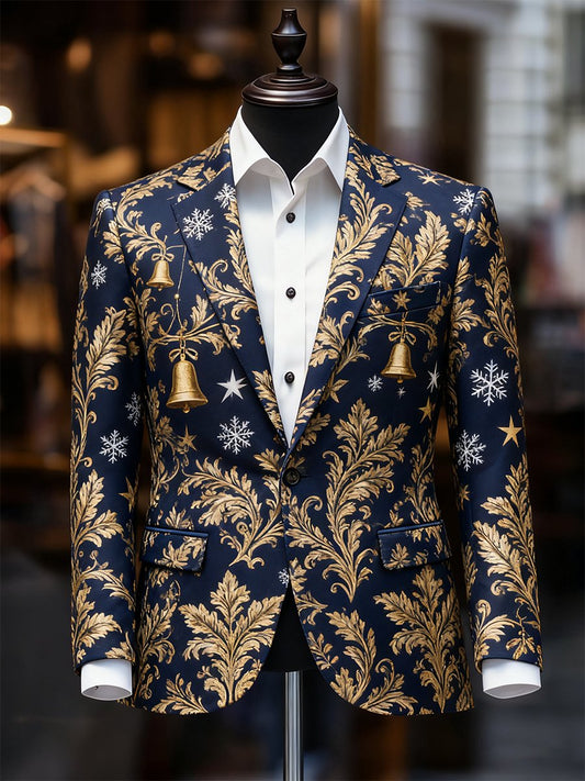 Men's Business Casual Christmas Suit Outerwear