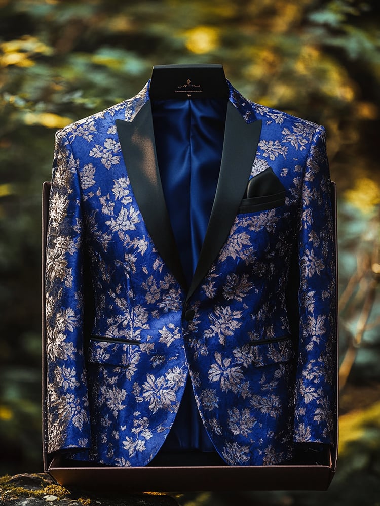 Men's Luxury Business Print Blazers