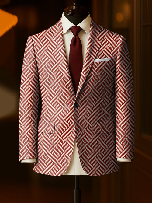 Men's Business Casual Large Pocket Notch Lapel Blazers