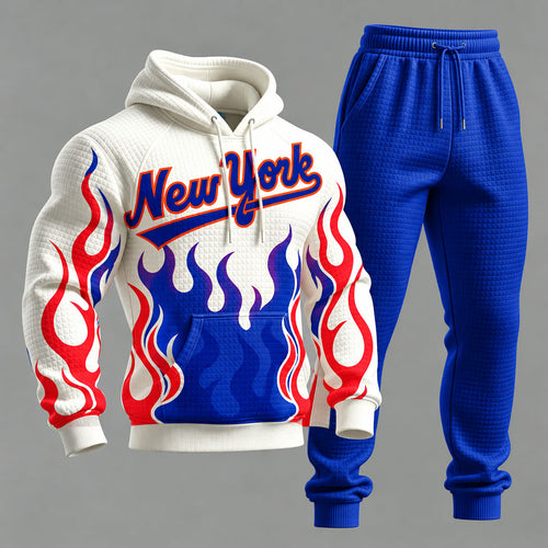 Men's “Flame” Hoodie and Sweatpants Set
