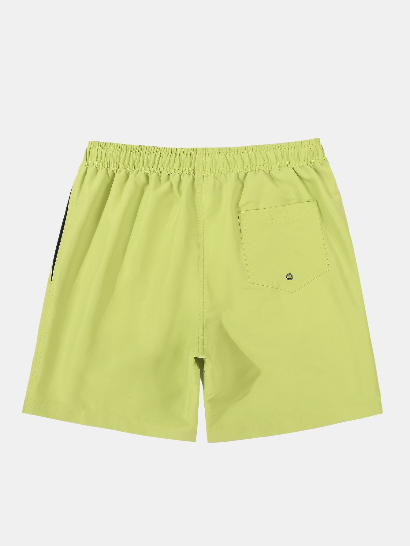 3 Pieces Contrast Waistband Swim Shorts