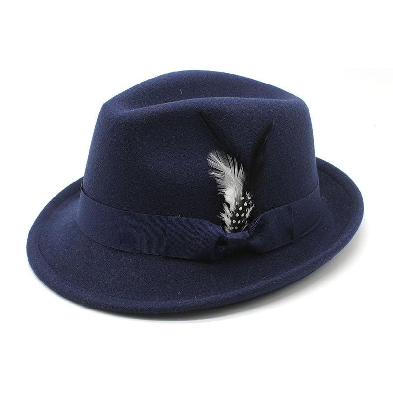 Wool Pinch Front Fedora