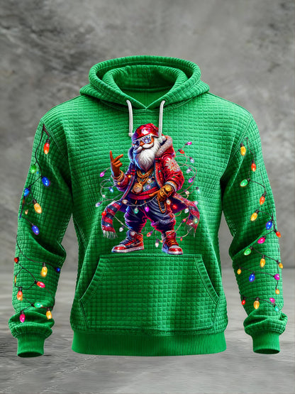 Men's Santa Claus Print Hoodie