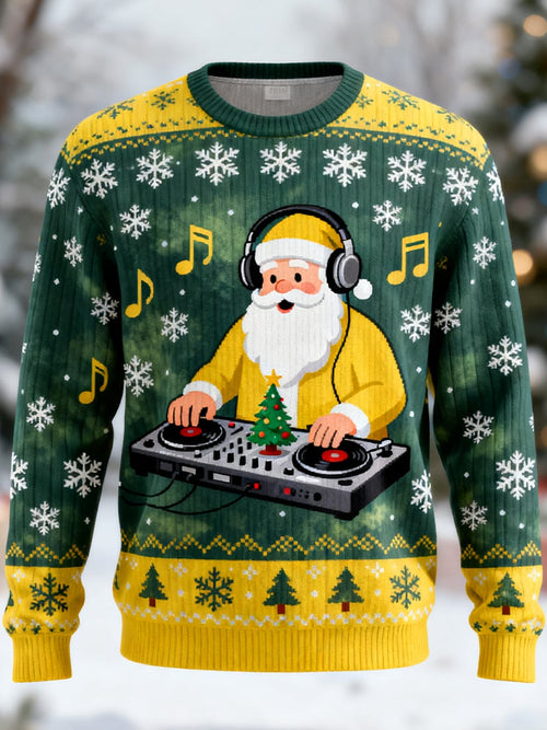 Men's Casual Fun Christmas Art Ugly Sweater