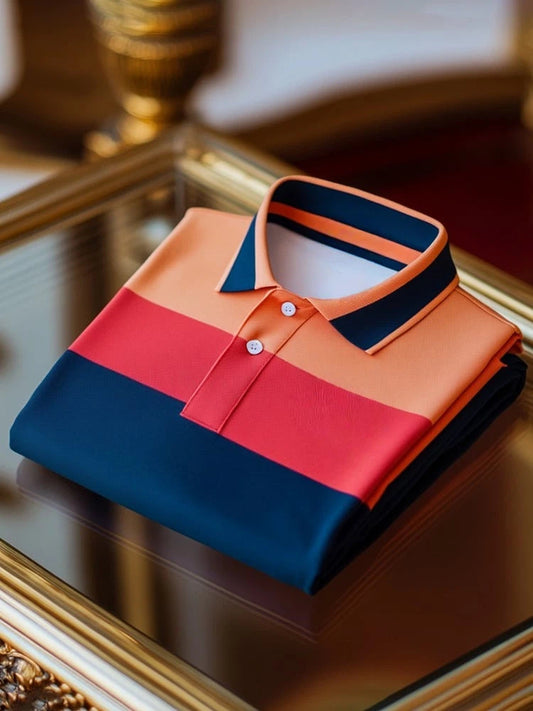 Men's Business Short Sleeve Polo Shirt
