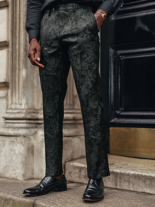 Men's Casual Luxury Suit Trousers