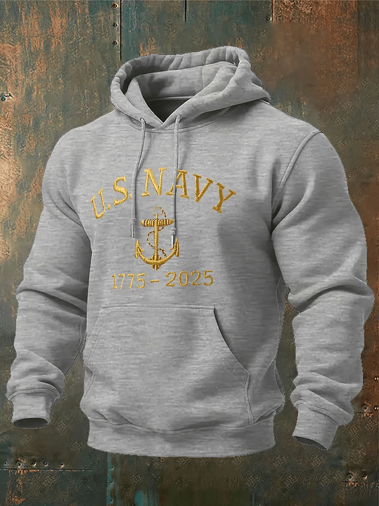 Men's US Veteran Print Hoodie