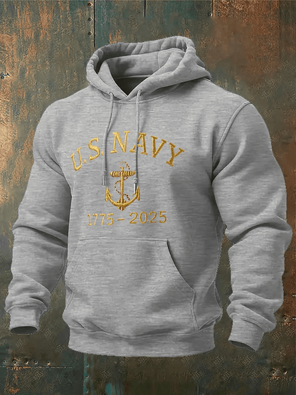 Men's US Veteran Print Hoodie