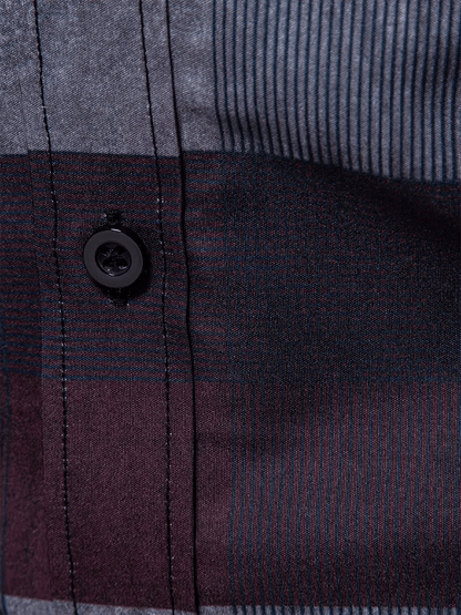 Men's Plaid Business Casual Shirt