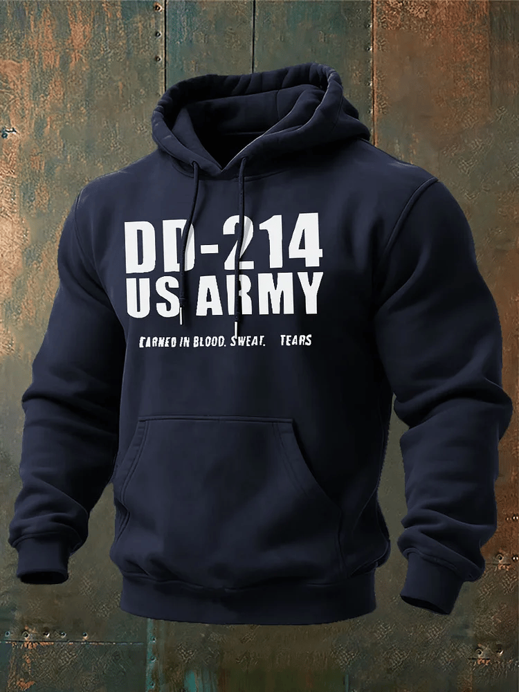 Men's Veteran Print Hoodie
