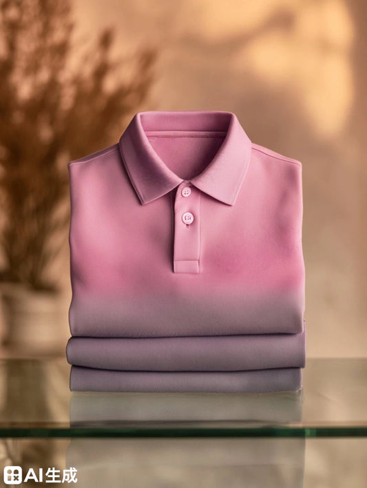 Men's Classic Business Old Money Button Short Sleeve Polo Shirt