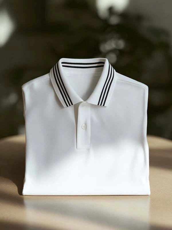 Men's Classic Business    Logo Short Sleeve Polo Shirt