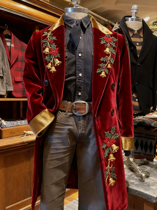 Men's Vintage Christmas Warm Casual Jacket