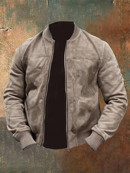 Men's Western Outdoor Vintage Multi-Pocket Jacket