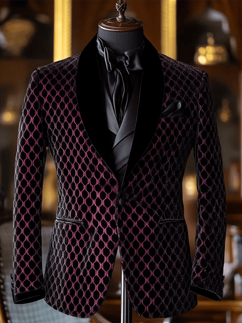Men's Business Fashion Single Breasted Blazer