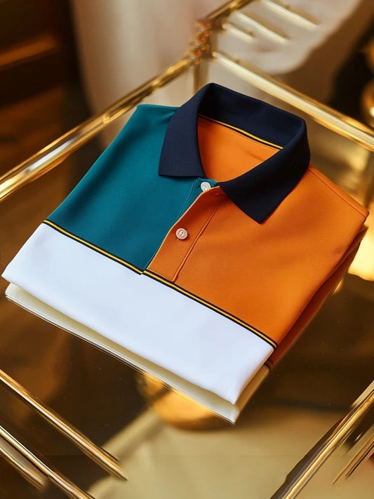 Men's Business Short Sleeve Polo Shirt