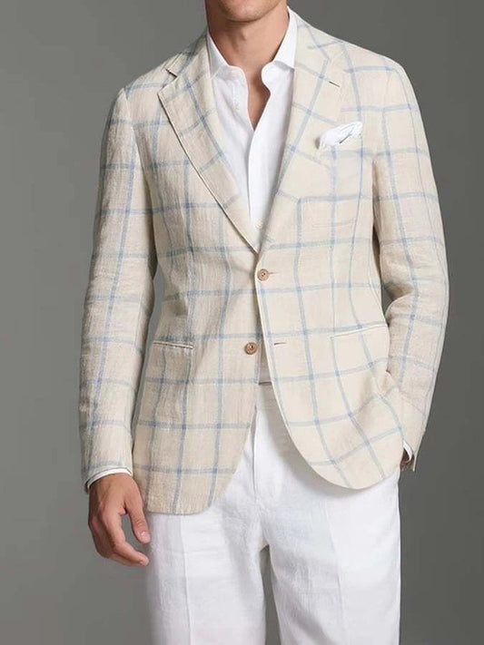 Men's Business Casual Lapel Suit