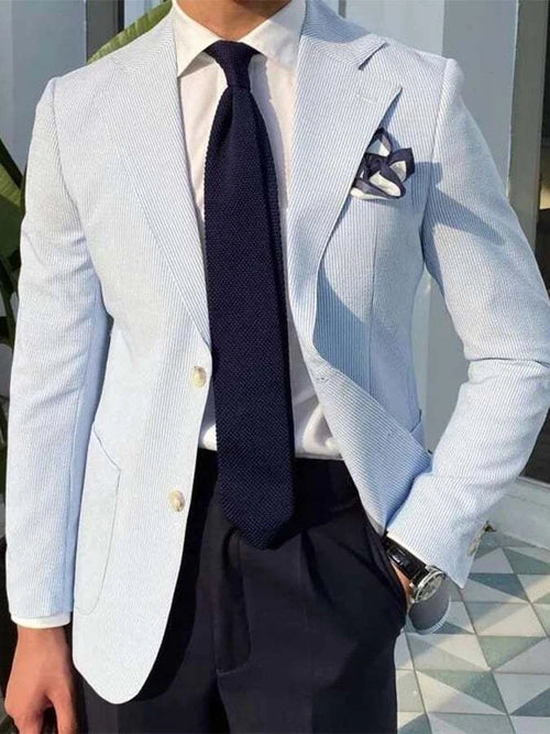 Men's Business Casual Lapel Suit