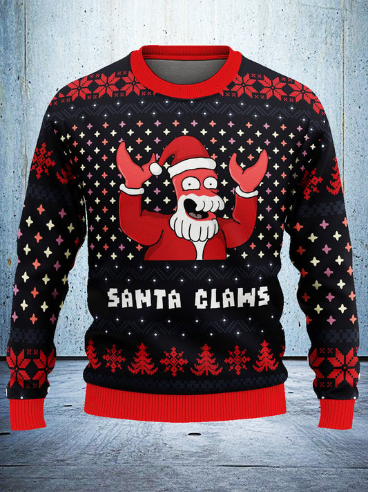 Santa Paws Zoidberg Futurama Christmas Ugly Sweatshirt